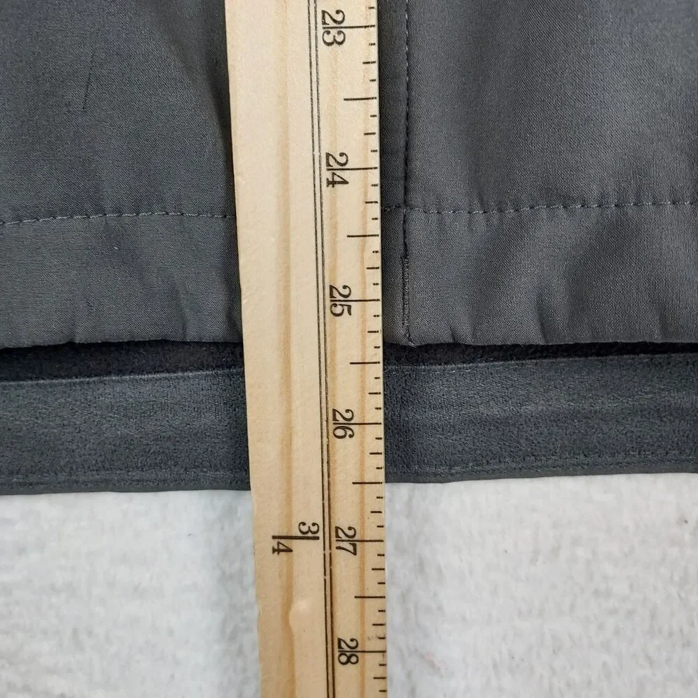The North Face Apex Soft Shell Jacket Mens Medium Black Gray Full Zip